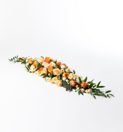 Oransje borddekorasjon stor Oransje borddekorasjon stor